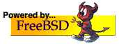 powered by FreeBSD